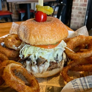 Mushroom Swiss Burger