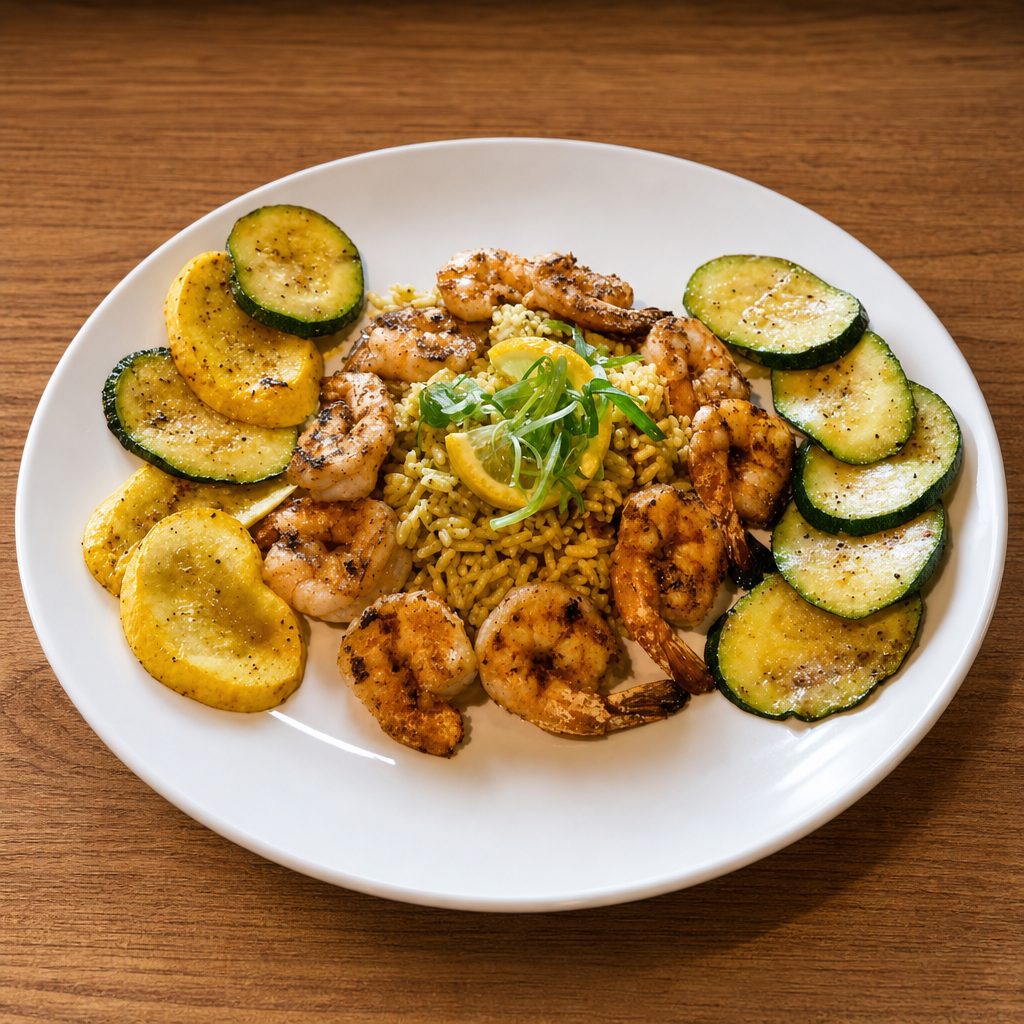 Blackened Shrimp.