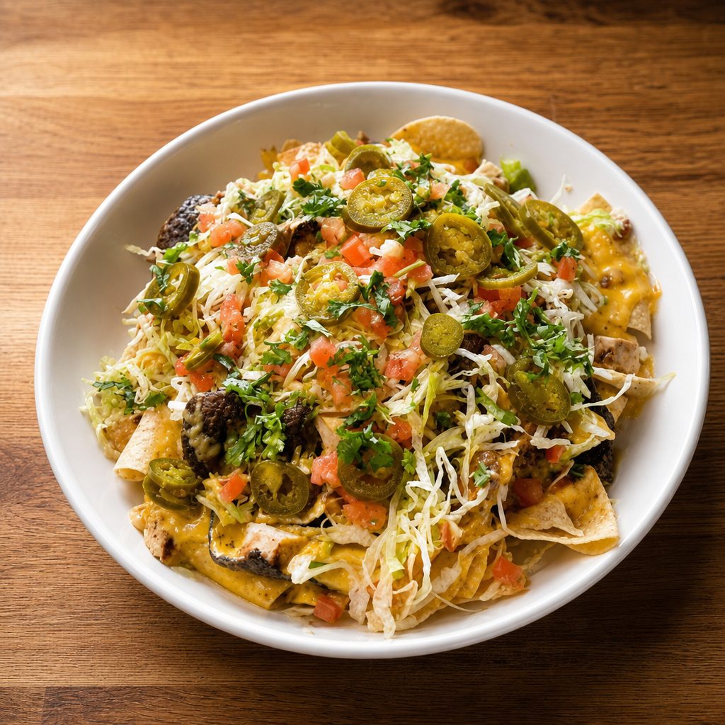 Queso Nachos.