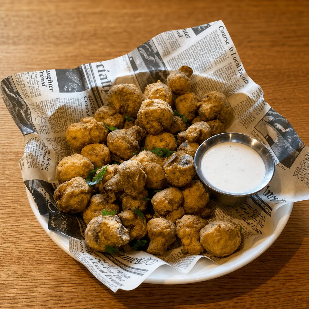 Fried Mushrooms.