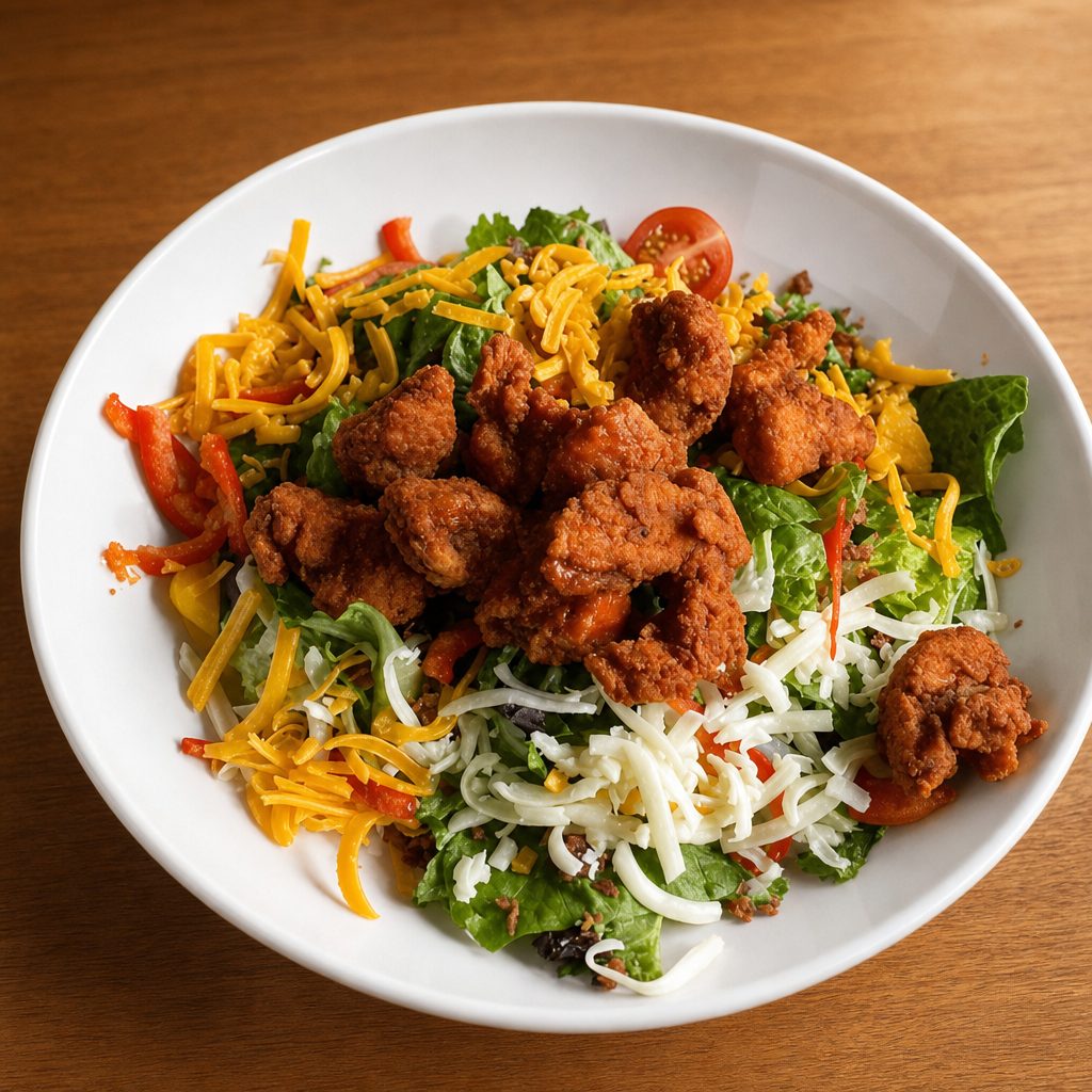 Popcorn Chicken Salad.