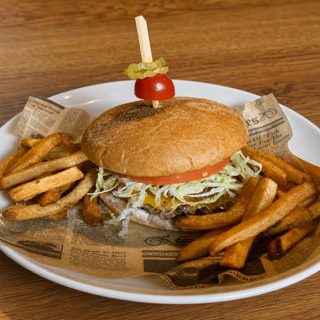 Smokey BBQ Bacon Burger.