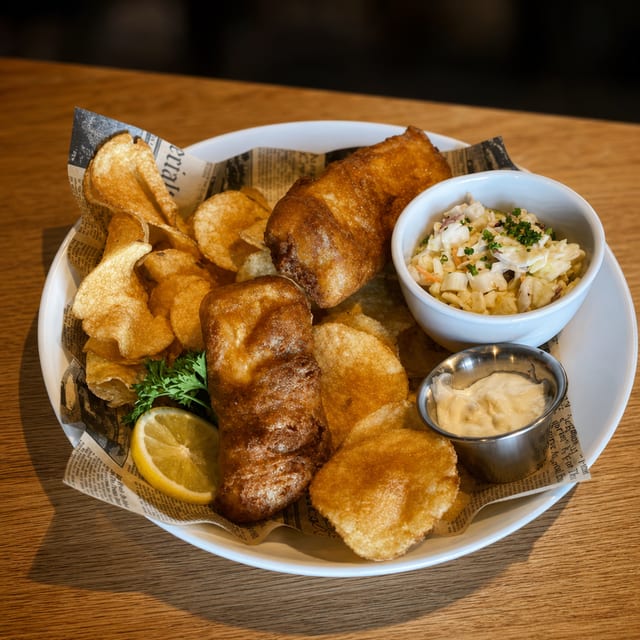 Fish and Chips.