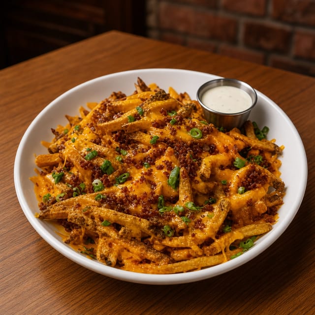 Bacon Cheddar Fries.
