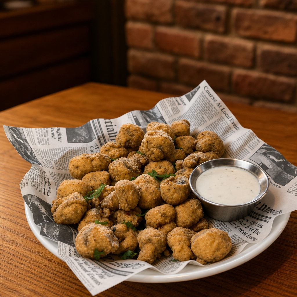 Fried Mushrooms.