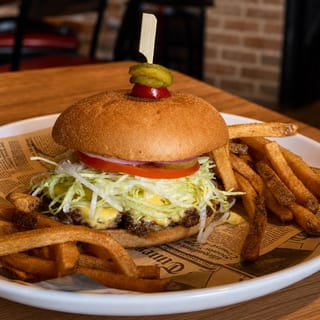 Flips Famous Big Cheesy Burger