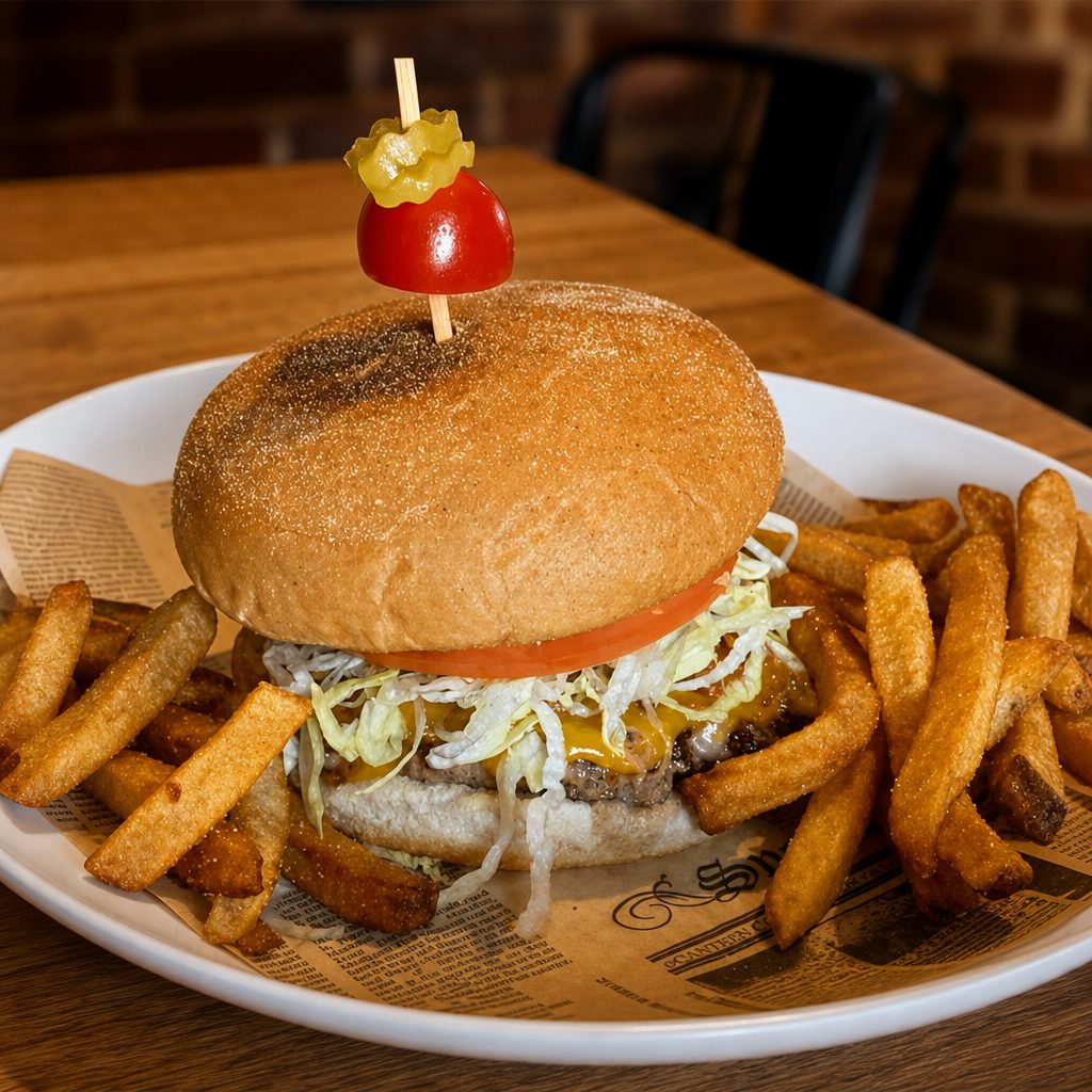 Bacon Ranch Burger.