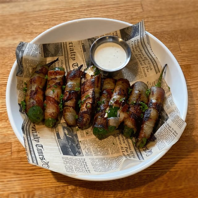 Bacon Wrapped Jalapenos.