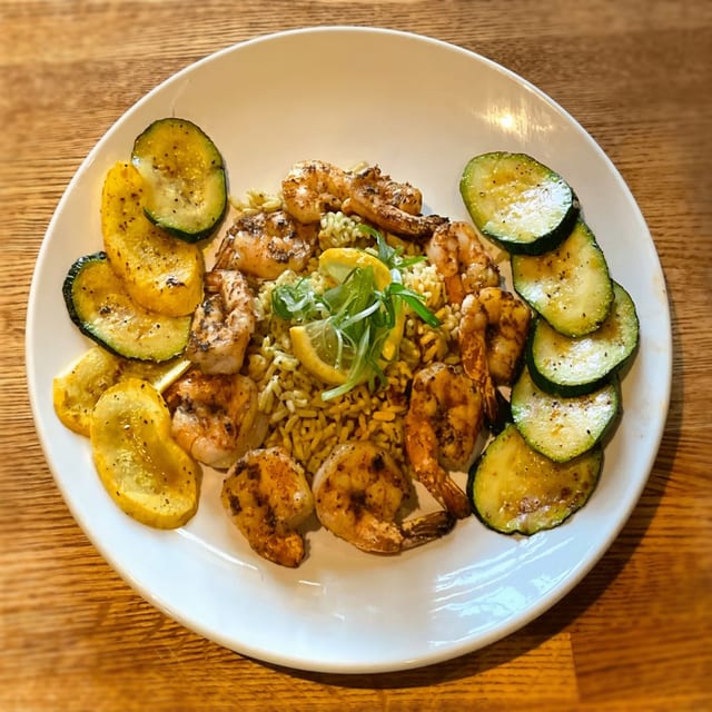 Blackened Shrimp.