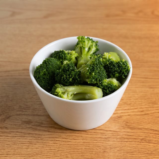 Steamed Broccoli.
