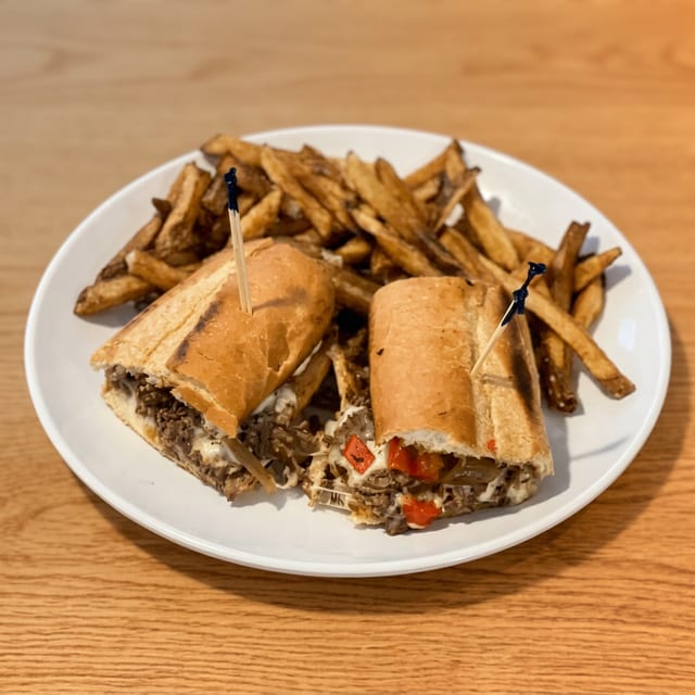 Flips Classic Philly Sandwich.
