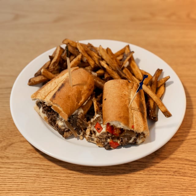 Flips Classic Philly Sandwich.