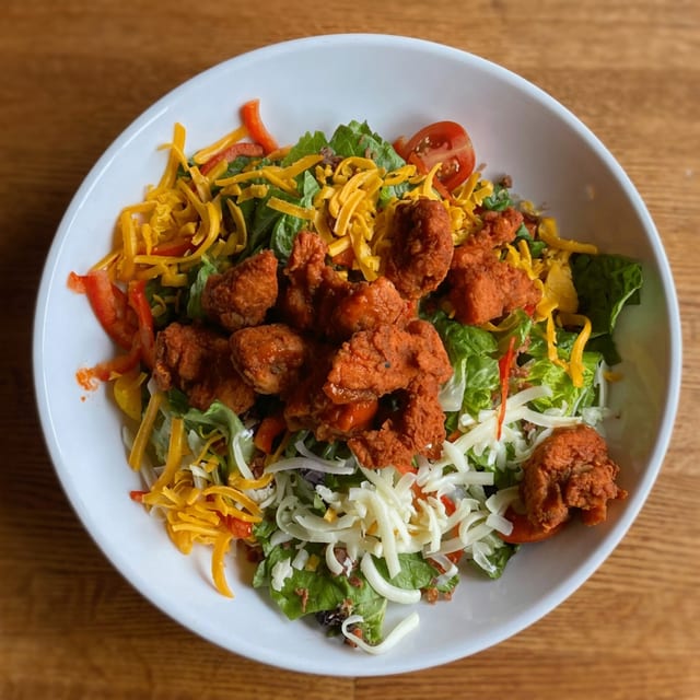 Popcorn Chicken Salad.