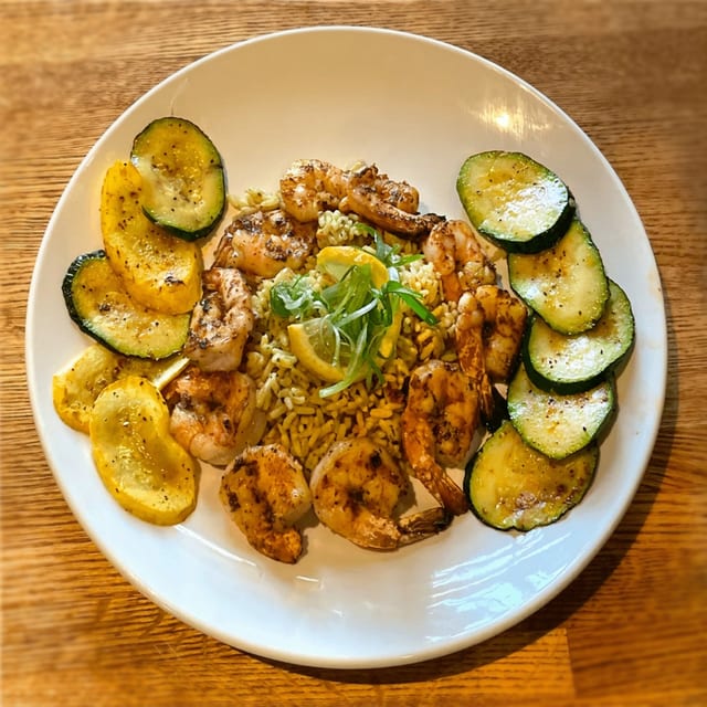 Blackened Shrimp.