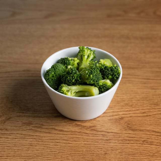 Steamed Broccoli.